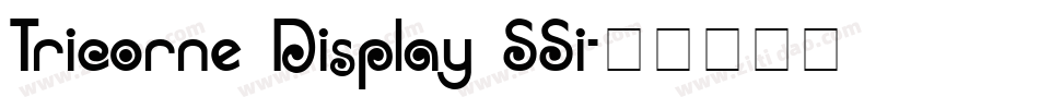 Tricorne Display SSi字体转换